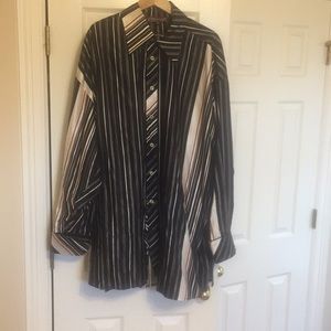 Men’s long sleeve 100% Silk Shirt